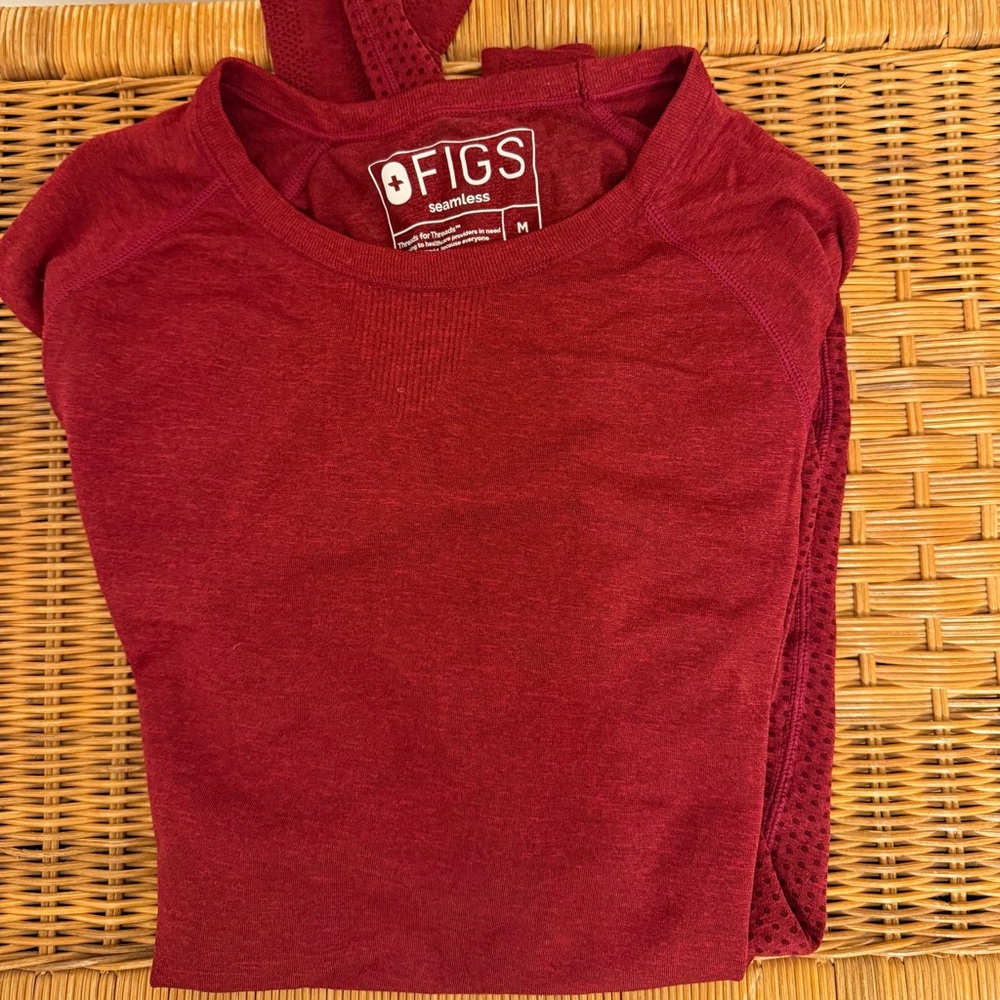 FIGS Women's Red Salta - Performance Underscrub M